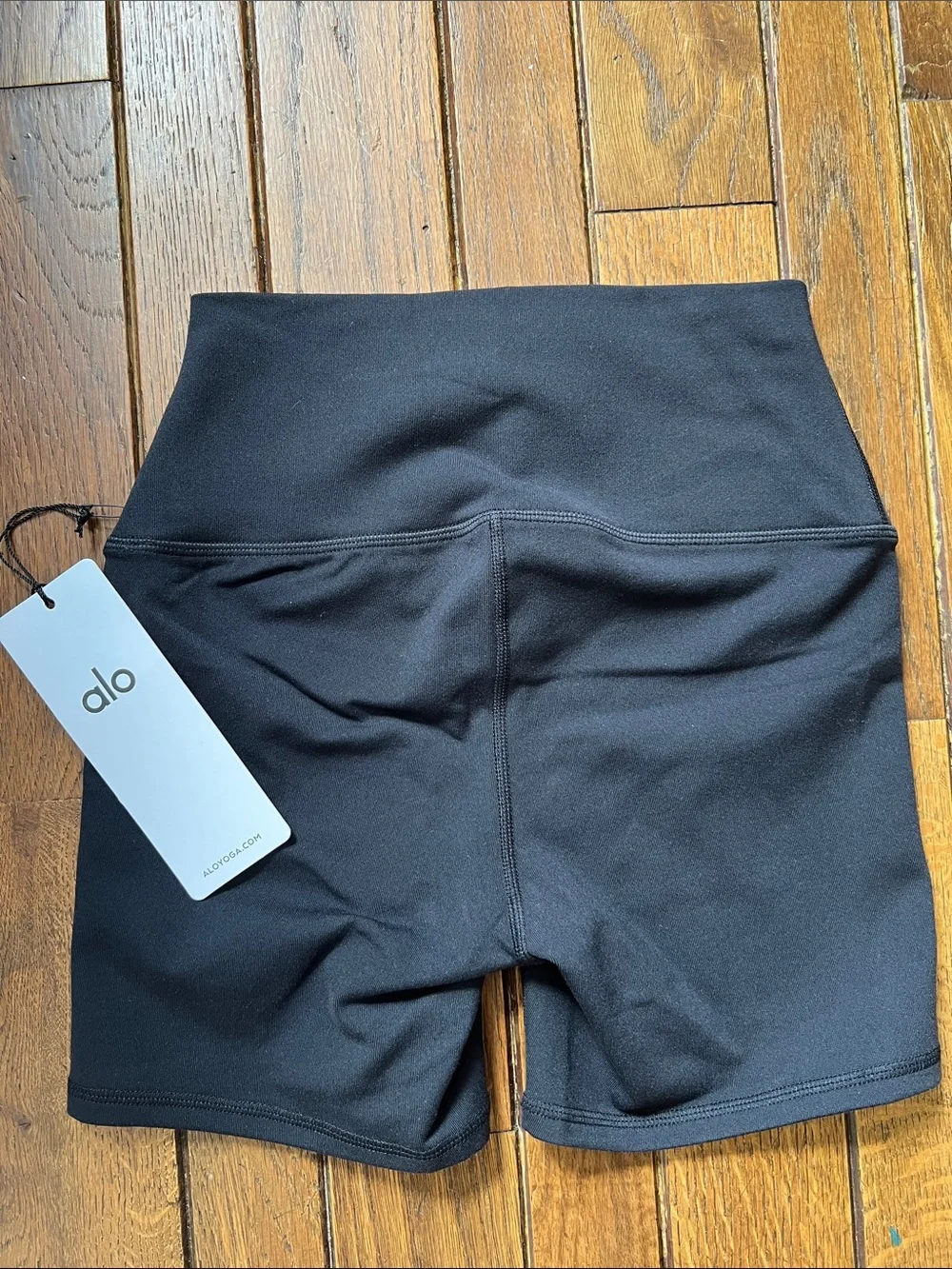 ALO Yoga Black Airbrush High Waist 5